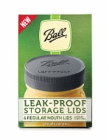 Ball®  Leak-Proof Storage Lids - Black