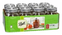 Ball 8 oz. Regular Mouth Collection Elite Blue Half Pint Jar (Pack of 4)  1440069022 - The Home Depot