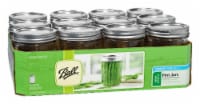 Ball® Wide Mouth Pint Jars, 12 ct / 16 oz - King Soopers