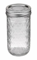 Ball® Clear Regular Mouth Quilted Crystal Jelly Jars Perspective: Main