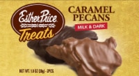 Esther Price Milk & Dark Chocolate Caramel Pecans Perspective: Main