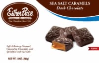 Esther Price Dark Chocolate Sea Salt Caramels Boxed Candy Perspective: Main