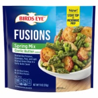 Birds Eye Fusions Spring Mix Garlic Butter Sauce Frozen Side Dish Perspective: Main
