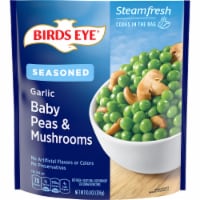 Birds Eye Steamfresh Lightly Seasoned Garlic Baby Peas & Mushrooms