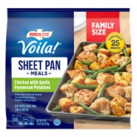 Birds Eye Sheet Pan Meals Chicken With Garlic Parmesan Seasoned Potatoes Frozen Meal Perspective: Main