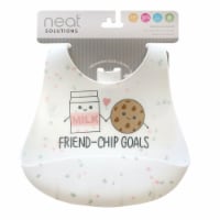 Neat Solutions® Friend-Chip Goals Silicone Bib Perspective: Main