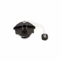 Camco RV Sewer Cap with Hose Connection - Black