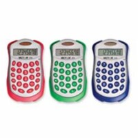 Victor Calculator 8-Dgt Solar/Battery Backup 2-1/4 x4-1/2 x1/2  Ast 910