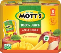 Mott's 100% Apple Mango Juice Pouches Perspective: Main