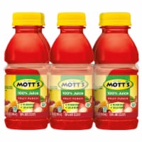 Mott's® 100% Fruit Punch Juice Bottles Perspective: Main
