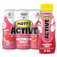Mott's Active Watermelon Burst Juice Bottles Perspective: Main