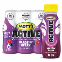 Mott's Active Blastin' Berry Juice Bottles Perspective: Main