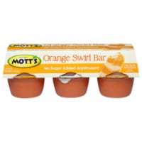 Mott's® Orange Swirl Bar Applesauce Perspective: Main