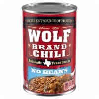Wolf Brand Chili No Beans Chili Without Beans Perspective: Main