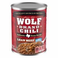 Wolf Brand Lean Beef Chili No Beans Perspective: Main