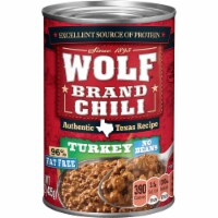 Wolf Brand Turkey Chili No Beans 96% Fat Free Perspective: Main