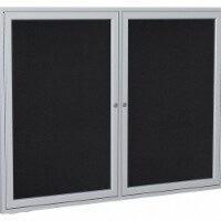 Ghent Enclosed Bulletin Board,Tack,Blk  PA23648TR-BK