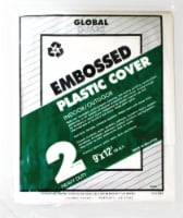 Z-Pro® Global Guard Embossed Plastic Indoor/Outdoor Drop Cloth - Clear Perspective: Main