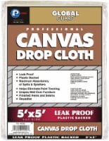 Premier® Global Guard Leakproof Canvas Drop Cloth - 12 Pack - Tan Perspective: Main