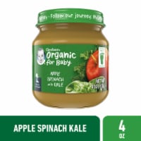 Gerber® Organic 2nd Foods Apple Spinach with Kale Stage 2 Baby Food
