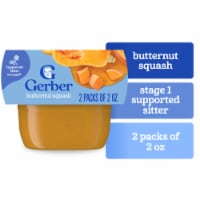 Gerber 1st Foods Natural for Baby Baby Food Butternut Squash Tubs Perspective: Main