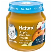 Gerber® Natural 2nd Foods Apple Zucchini Peach Stage 2 Baby Food