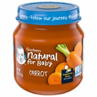 Gerber® Natural 2nd Foods Carrot Baby Food Perspective: Main