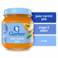 Gerber® Natural 2nd Foods Pear Carrot Pea Stage 2 Baby Food