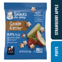 Gerber Puffs to Go Strawberry Apple Perspective: Main