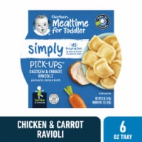 Gerber Pick-Ups Chicken and Carrot Ravioli in Chicken Broth Toddler Meal