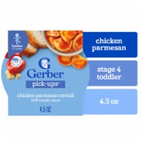 Gerber Pick-Ups Chicken and Parmesan Cheese Ravioli in Tomato Sauce Toddler Meals Tray Perspective: Main