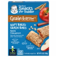 Gerber® Grain & Grow™ Apple Cinnamon Soft Baked Grain Bars Snack Perspective: Main