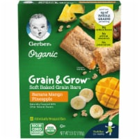 Gerber® Organic Grain & Grow Banana Mango Pineapple Soft Baked Bars Snack