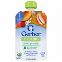 Gerber® Organic Plant-Tastic™ Summer Fruit & Veggie Smash Toddlers Pouch