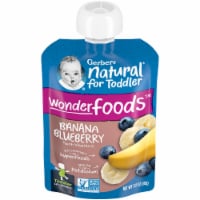 Gerber® Wonder Foods™ Toddler Banana Blueberry Puree Pouch