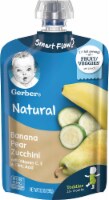 Gerber Banana Pear Zucchini Toddler Baby Food Pouch Perspective: Main
