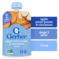 Gerber Toddler Foods Apple Sweet Potato Cinnamon Clean Label Project Pouch Perspective: Main