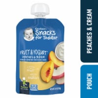 Gerber® Toddler Fruit & Yogurt Peaches & Cream Pouch