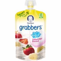 Gerber Grabbers Strawberry Banana Fruit & Yogurt Pouch Perspective: Main