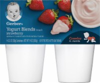 Gerber Crawler Strawberry Yogurt Blends Snack Perspective: Main