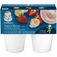 Gerber® Yogurt Blends Strawberry Banana Toddler Snack Perspective: Main