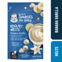 Gerber® Crawler Banana Vanilla Yogurt Melts Snacks for Baby Perspective: Main