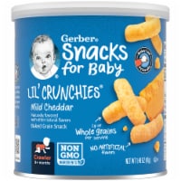 Gerber® Lil' Crunchies® Mild Cheddar Baked Grain Baby Snack
