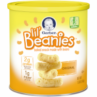 Gerber Lil' Beanies Original Baked Snack with Beans Perspective: Main