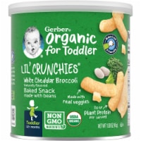 Gerber® Organic Lil' Crunchies White Cheddar Broccoli Baked Snack