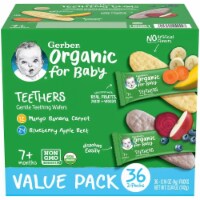 Gerber Organic Teethers, Variety Pack (36 Count)