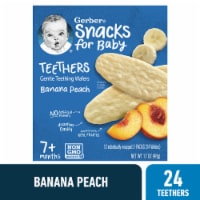 Gerber® Teethers Banana Peach Teething Wafers