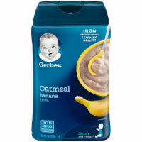 Gerber® 2nd Foods Banana Oatmeal Baby Cereal Perspective: Main