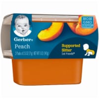 Gerber® 1st Foods Peach Baby Food Tubs Perspective: Main
