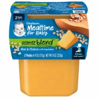 Gerber® 2nd Foods Mac & Cheese with Vegetables Dinner Stage 2 Baby Food Perspective: Main